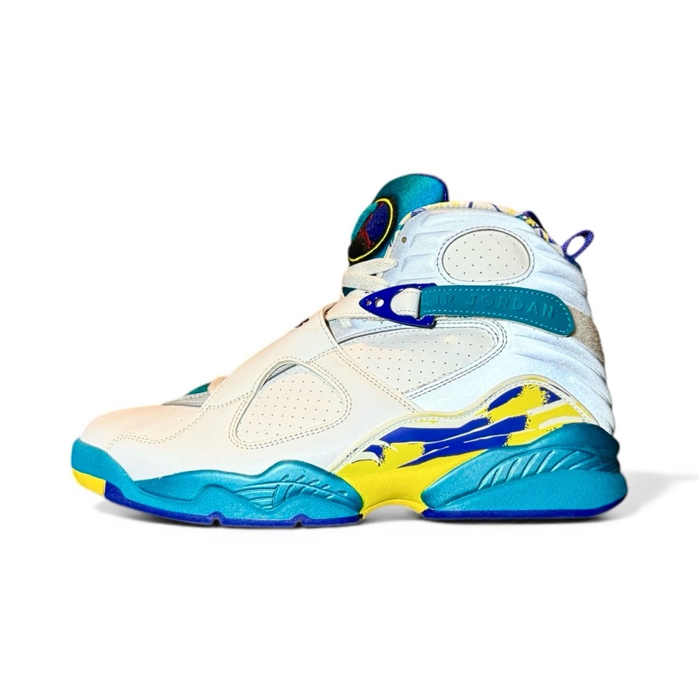 Nike Air Jordan Retro 8 White Aqua